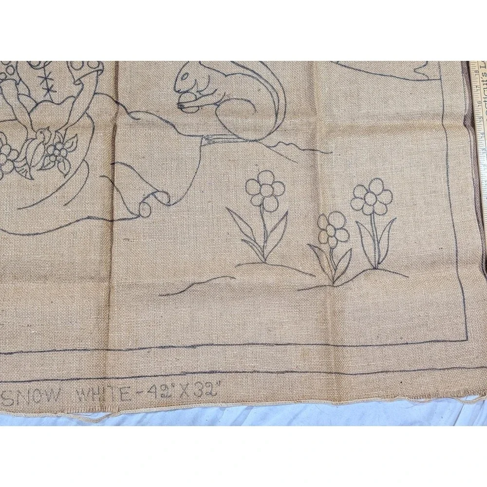 Rare Fraser Snow White Rug Hooking Pattern  30